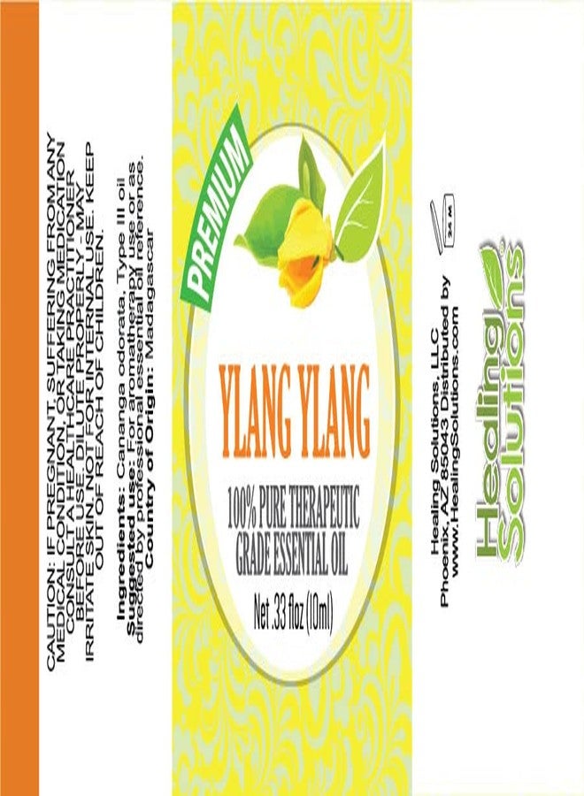 Healing Solutions 10ml Oils - Ylang Ylang Essential Oil - 0.33 Fluid Ounces - Image 2